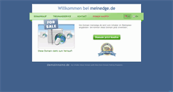 Desktop Screenshot of meinedge.de